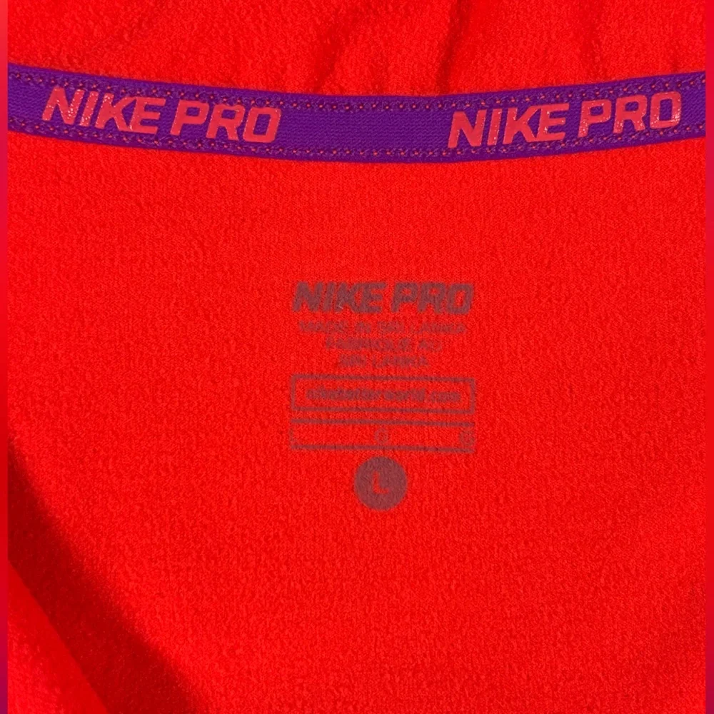 Nike Pro Compression LS 1/4 Zip‎ Hoodie Pullover Girls Size Large